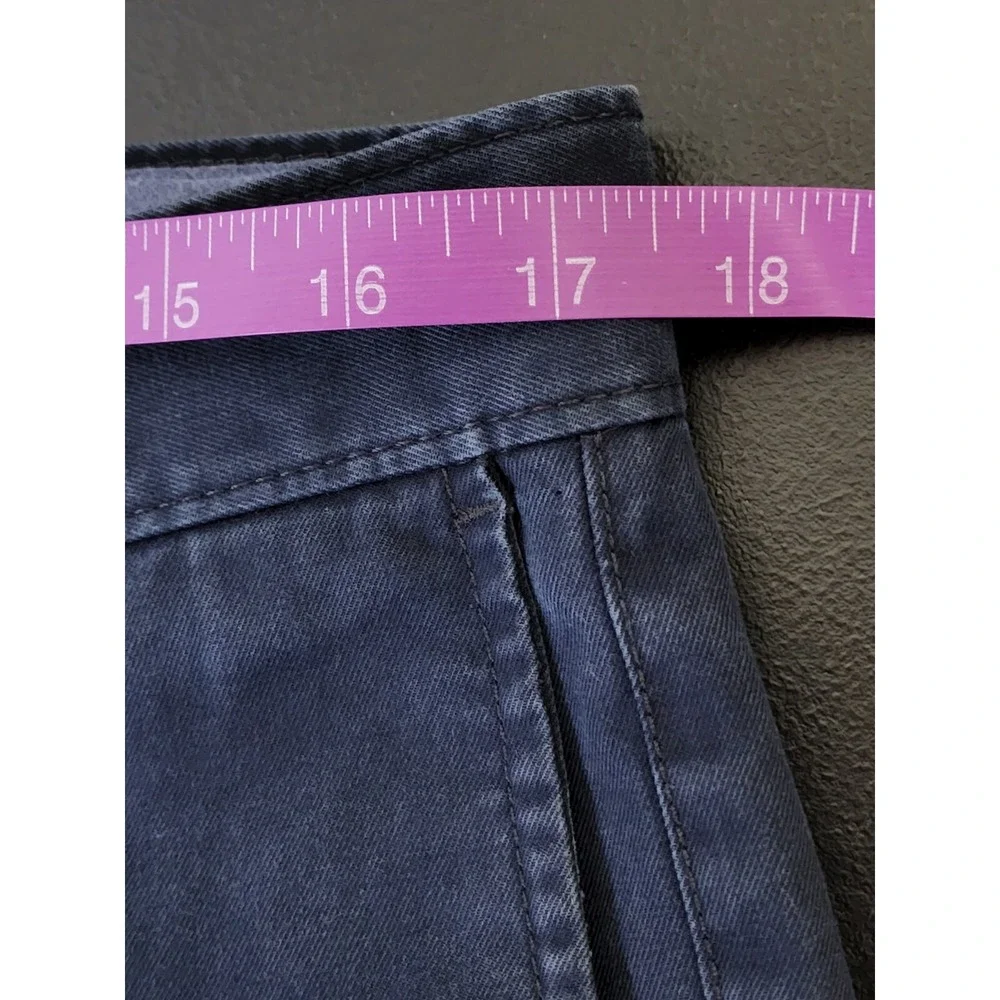 Banana Republic Mans Size 34x33 Fulton Chino Pants‎ Dark Blue Tag 34x34